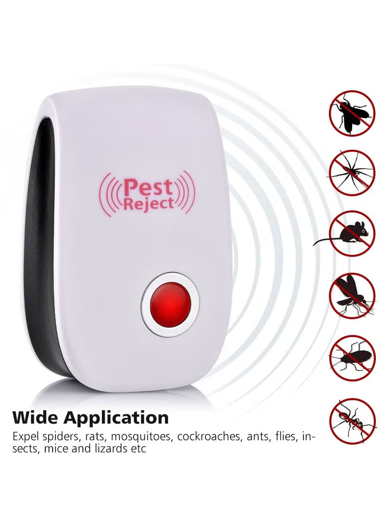 Electronic Pest Reject Ultrasonic Mouse Cockroach Repeller Device Insects Rats Spider Mosquitoes Pest Killer Household Pest Control